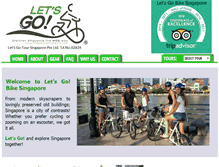 Tablet Screenshot of letsgobikesingapore.com